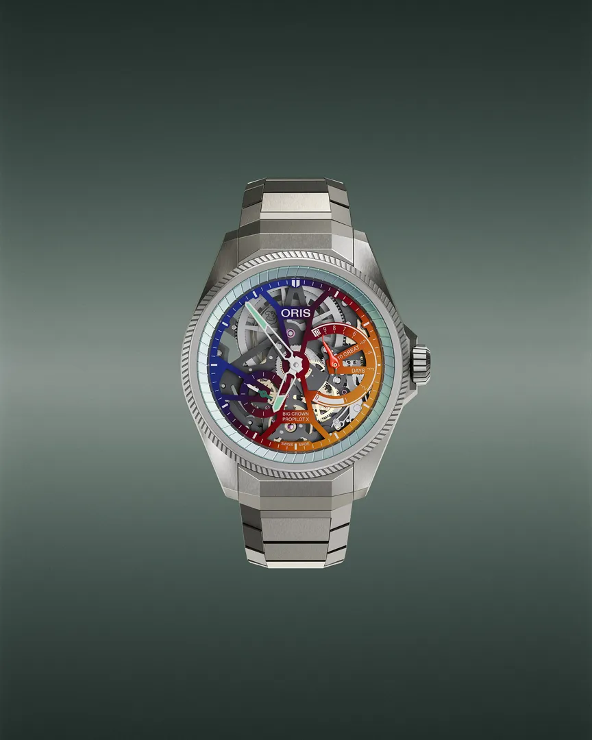ORIS ProPilot x Gonzo Edition - cus 06 ORIS ProPilot x Gonzo Edition เต็มเรือนพร้อมสายไทเทเนียมแบบ Multi-piece