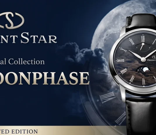 นาฬิกา Orient Star F8 Moonphase รหัส RE-BW0008B คอลเล็กชันฉลองครบรอบ 75 ปี