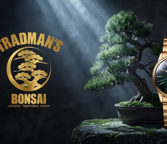 นาฬิกา Seiko Presage TRADMAN’S BONSAI Limited Edition รหัส HCC009J ตัวเรือนสีทอง