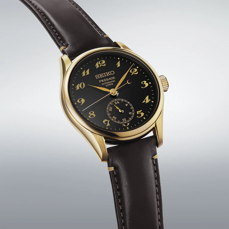 Seiko Presage HCC006J หน้าปัดย่อย 24 ชั่วโมง ตำแหน่ง 6 นาฬิกา