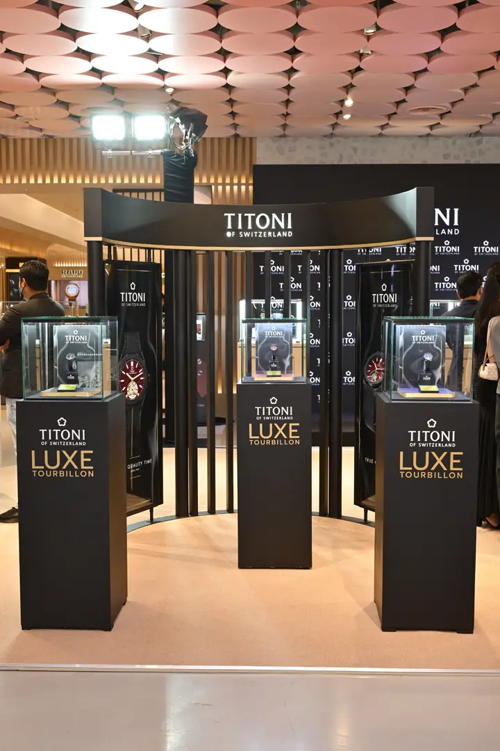 Titoni เปิดตัวนาฬิกาใหม่ที่งาน CENTRAL INTERNATIONAL WATCH & JEWELLERY FAIR 2026 Titoni Luxe Tourbillon Titoni Luxe Tourbillon,ทูร์บิญอง เซรามิก,Central International Watch Jewellery Fair 2026