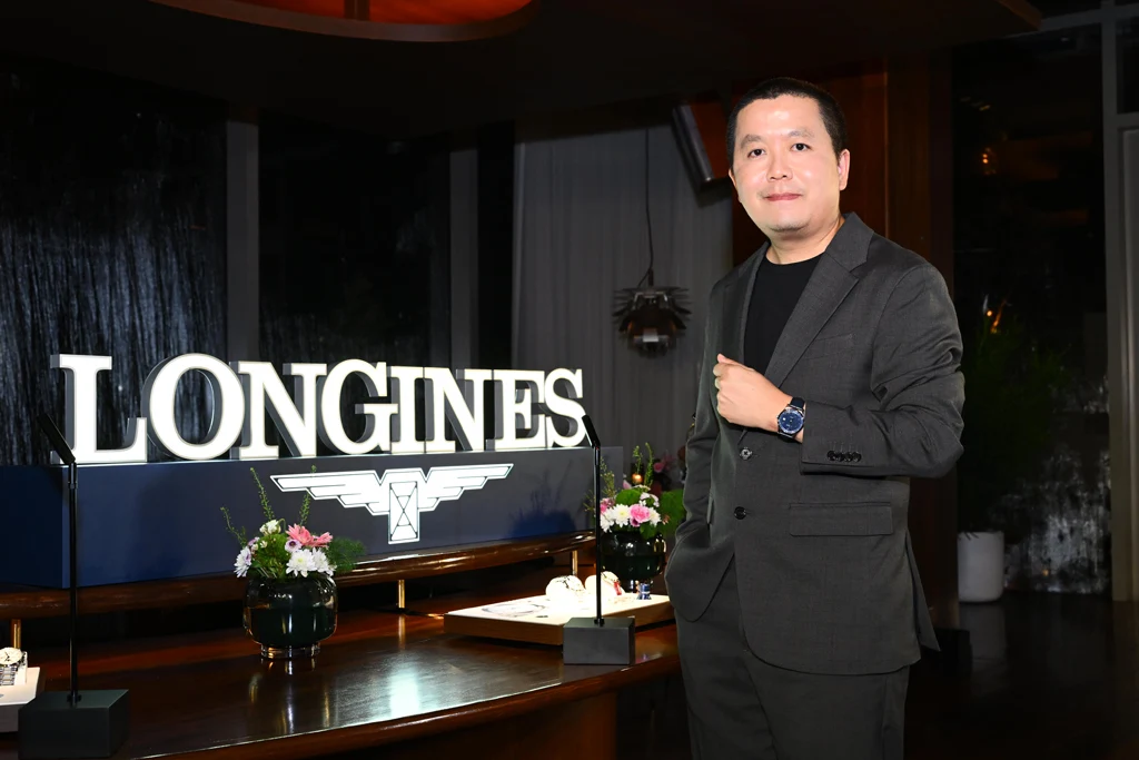 Longines เปิดตัว The Longines Master Collection ดีไซน์ใหม่ ครั้งแรกกับ Chrono Monopusher ธภัทร กุลสิรินันท์ ผู้จัดการผลิตภัณฑ์ ลองจินส์ ประเทศไทย ในงานเปิดตัว The Longines Master Collection