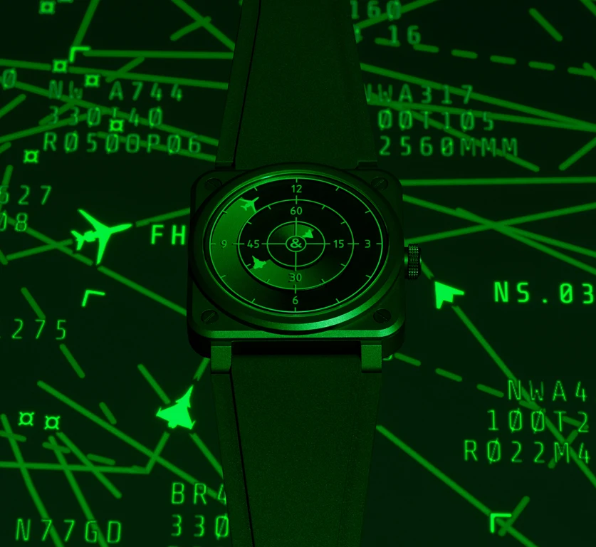 Bell & Ross BR-03 Green Radar Ceramic 999 เรือนแห่งความพิเศษ หน้าจอเรดาร์สีเขียว Bell & Ross BR-03