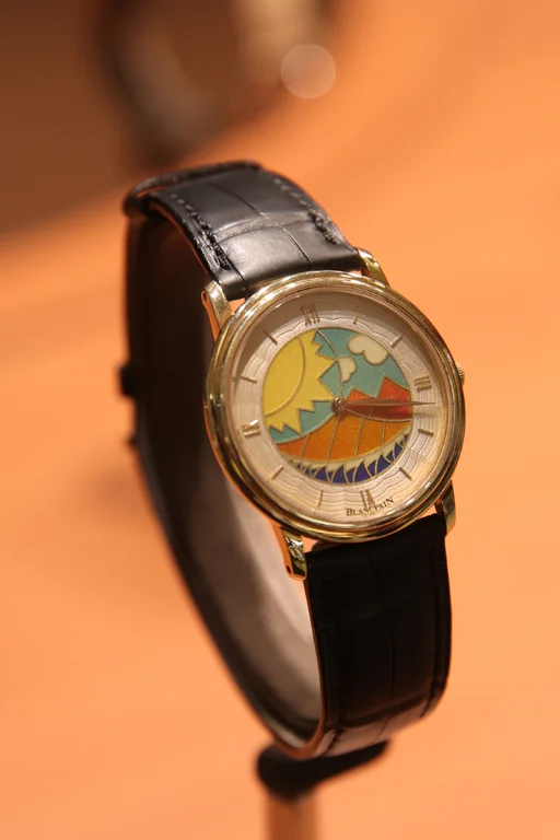 นาฬิกา Blancpain Villeret Ultra-Thin หน้าปัดสีแซลมอน จัดแสดงในงาน Siam Paragon Bangkok Watch Week 2026