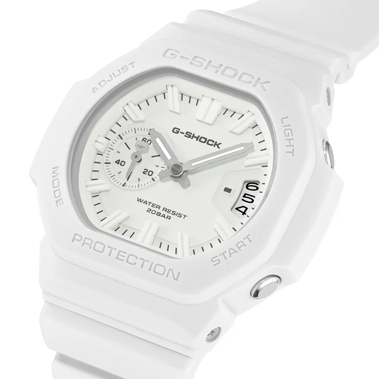 G-SHOCK GAC-2500-7A สีขาว มุมด้านข้าง