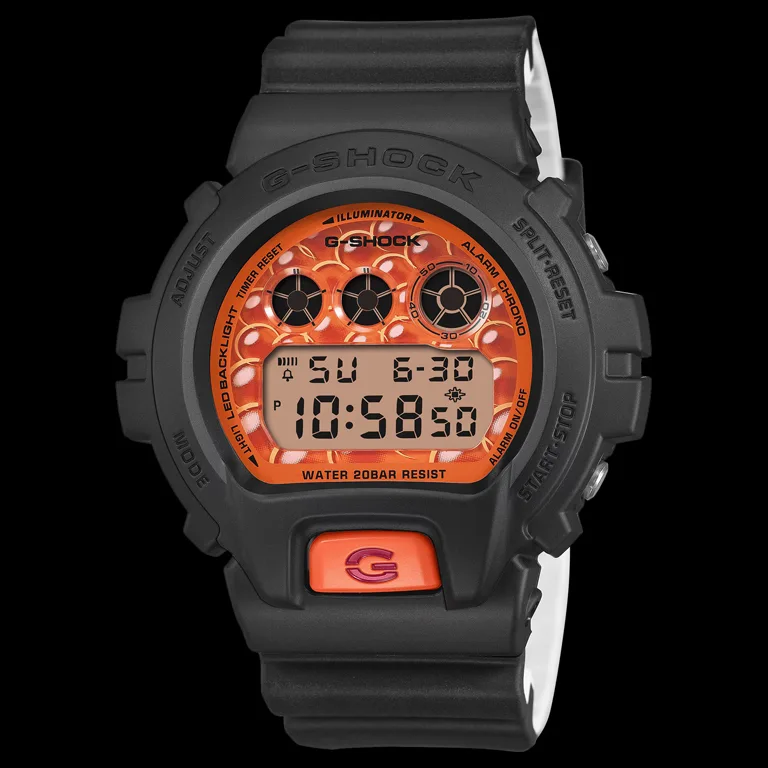 G-Shock Sushi DW-6900SSH-1JR ลายไข่ปลาแซลมอน สีดำ