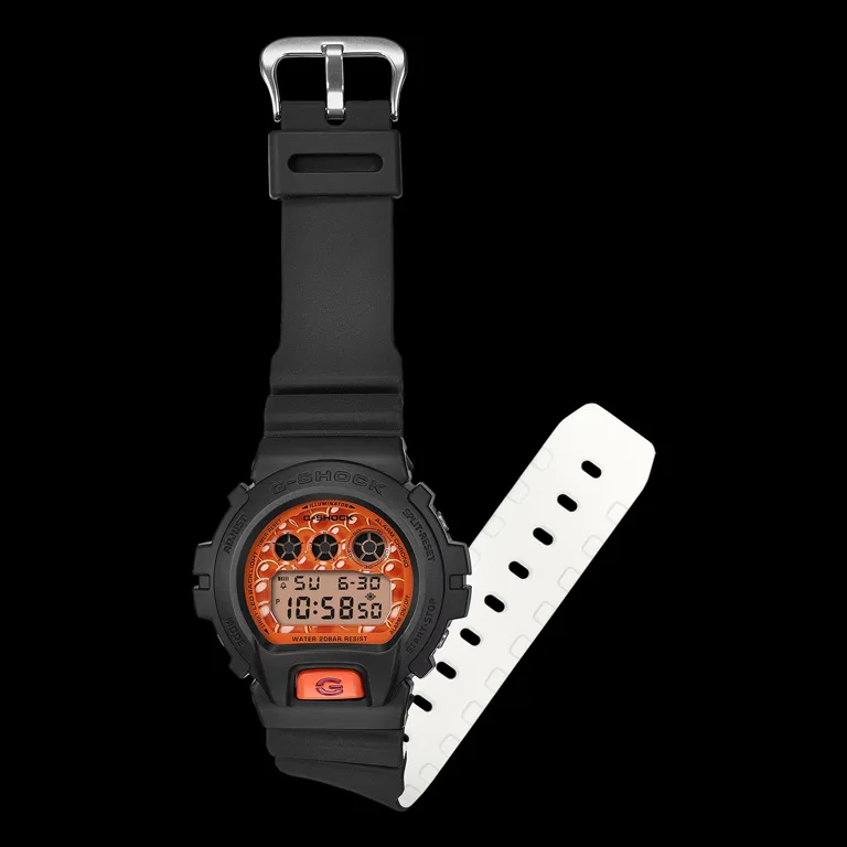 G-Shock Sushi DW-6900SSH-1JR สายด้านนอกสีดำ ด้านในสีขาว