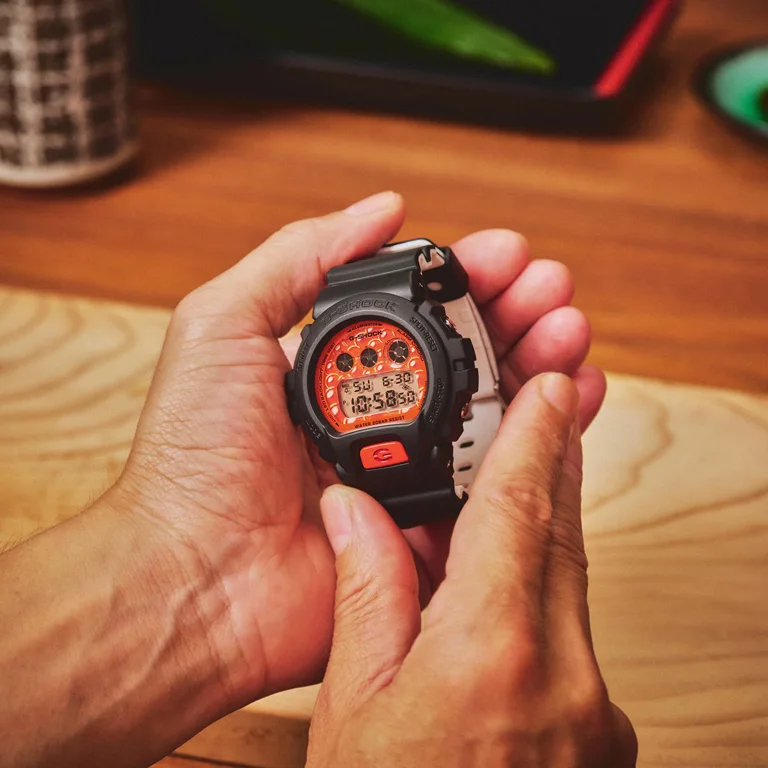 G-Shock Sushi DW-6900SSH-1JR หน้าปัดลายไข่ปลาแซลมอน