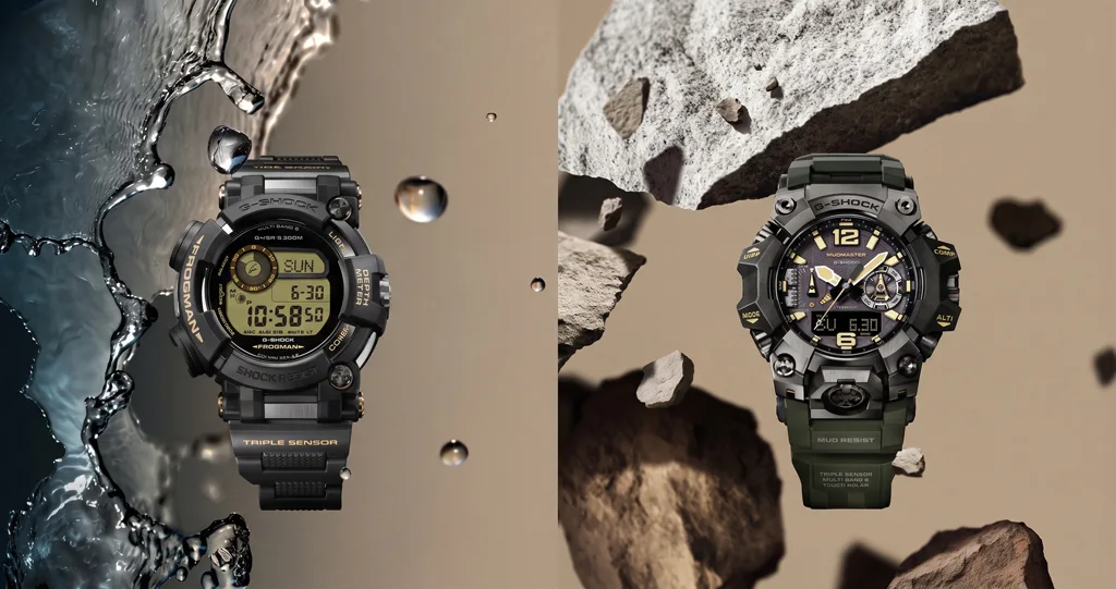 Frogman และ Mudmaster ในคอลเลกชัน G-SHOCK Master of G Tan Series