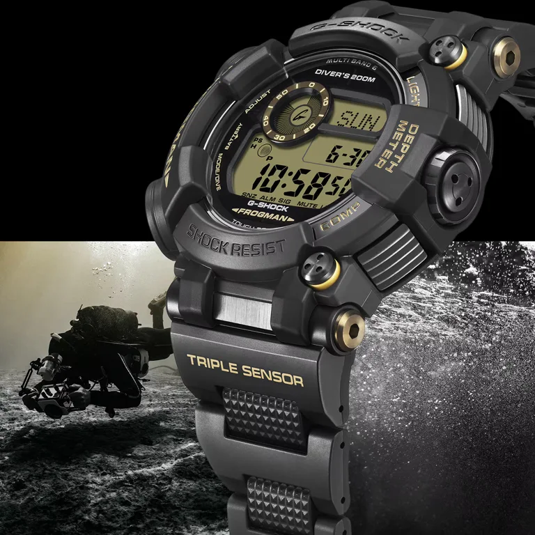 G-SHOCK Frogman GWF-D1000BC-1JF Triple Sensor วัดความลึกได้ 80 เมตร