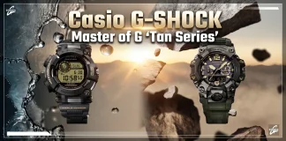 Casio G-SHOCK Master of G Tan Series Frogman GWF-D1000BC-1JF และ Mudmaster GWG-B1000-1A3JF