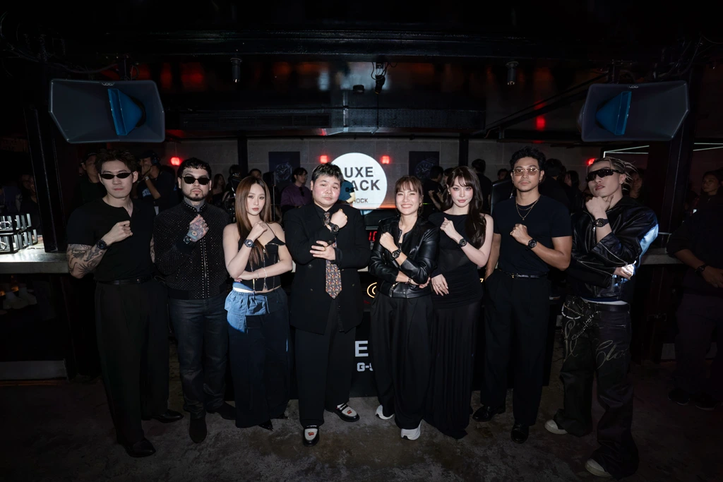 ภาพหมู่งานเปิดตัว G-SHOCK LUXE BLACK COLLECTION ผู้บริหารและแขกคนดังร่วมงานเปิดตัว G-SHOCK LUXE BLACK COLLECTION
