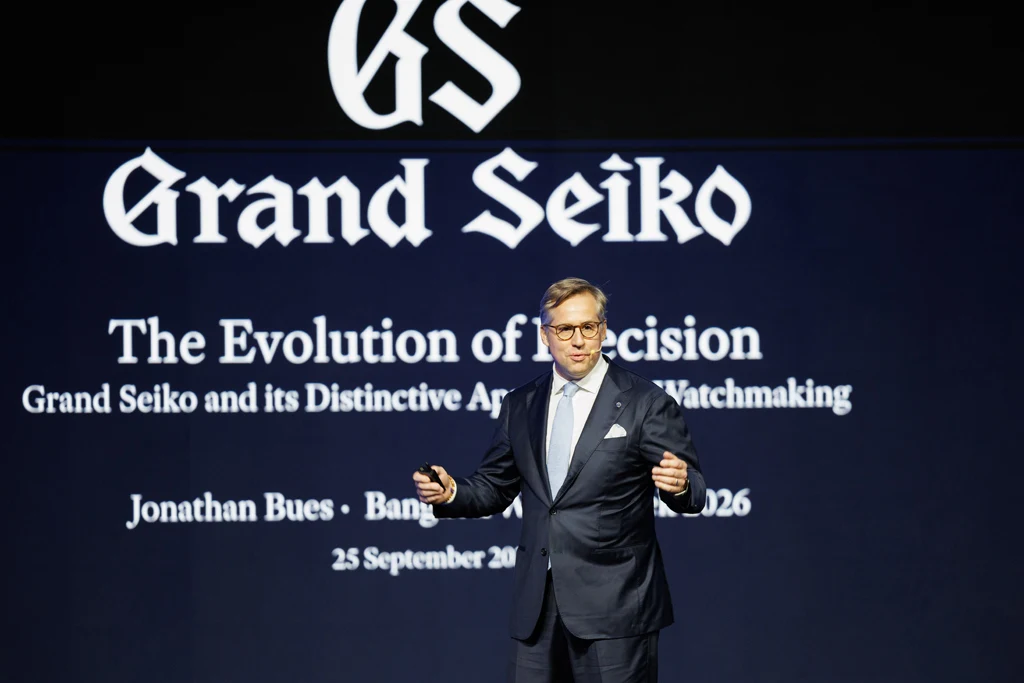 Grand Seiko เปิดเวที Symposium ในงาน Siam Paragon Bangkok Watch Week 2026 Jonathan Bues บรรยาย The Evolution of Precision บนเวที Grand Seiko Symposium
