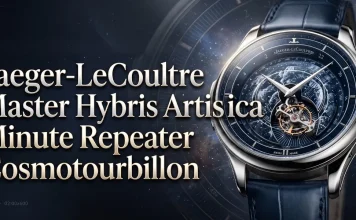 Jaeger-LeCoultre Master Hybris Artistica Minute Repeater Cosmotourbillon ภาพปก