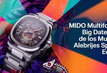 Mido Multifort TV Big Date Día de los Muertos Alebrijes Special Edition สานต่อประเพณีระลึกถึงผู้ที่จากไป นาฬิกา Mido Multifort TV Big Date ลวดลายหัวกะโหลกและ Alebrijes เทศกาล Day of the Dead