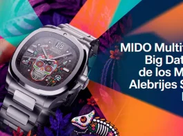 นาฬิกา Mido Multifort TV Big Date ลวดลายหัวกะโหลกและ Alebrijes เทศกาล Day of the Dead