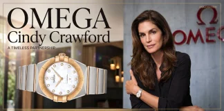 Cindy Crawford OMEGA A Timeless Partnership กับ Constellation 28 มม.