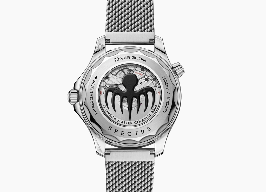 OMEGA Seamaster Diver 300M James Bond and Spectre Collection ความพิเศษจากคู่ปรับตลอดกาล OMEGA Seamaster Diver 300M Spectre หน้าปัดสีดำขอบเซรามิก