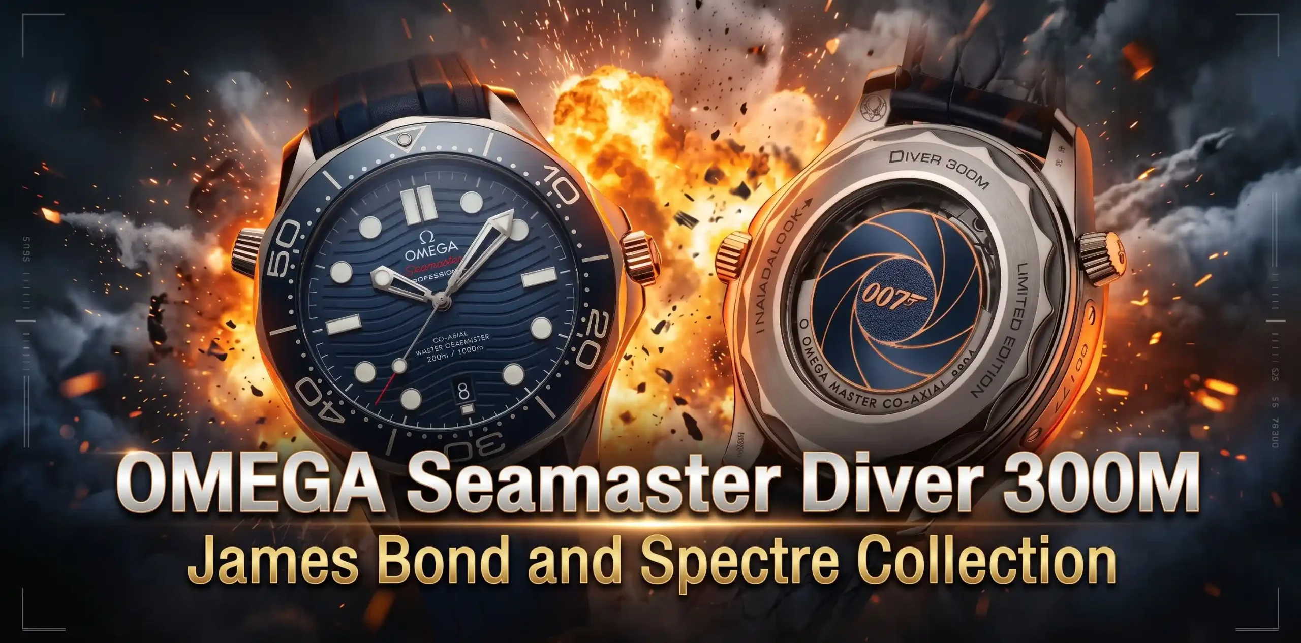 OMEGA Seamaster Diver 300M James Bond and Spectre Collection ความพิเศษจากคู่ปรับตลอดกาล นาฬิกาเจมส์บอนด์ OMEGA Seamaster Diver 300M James Bond และ Spectre