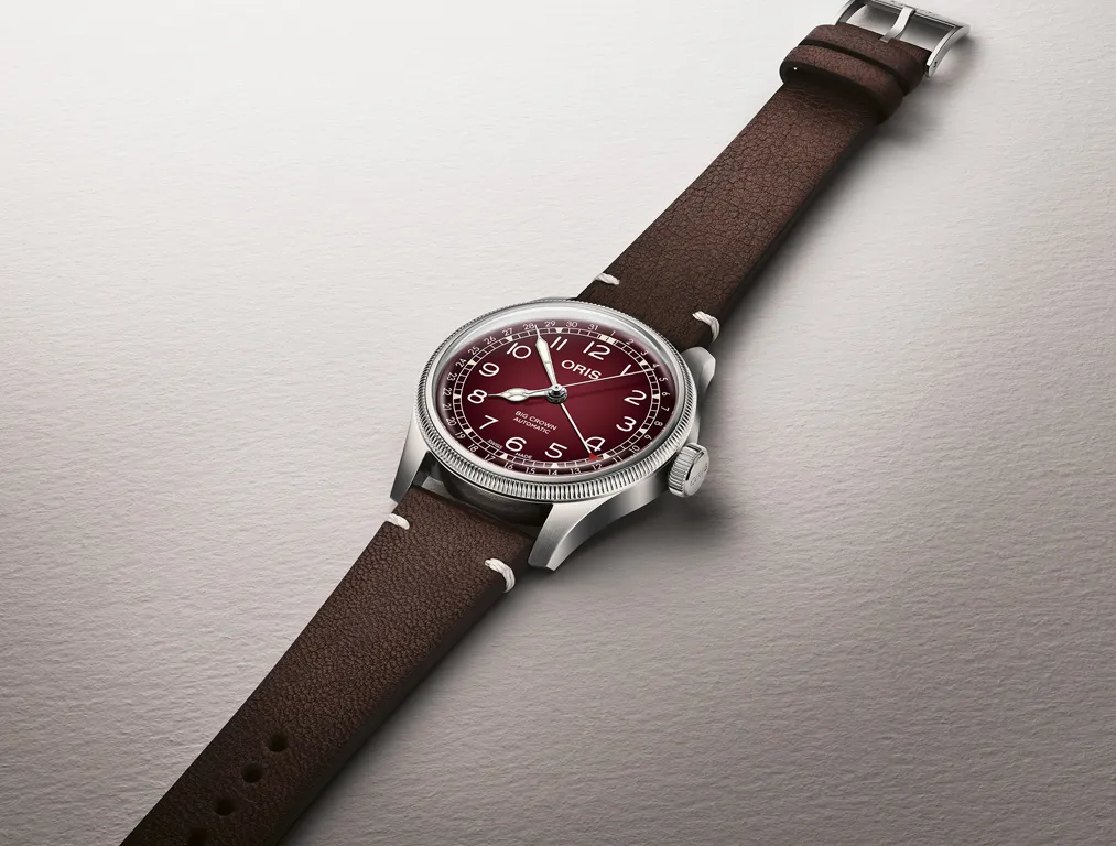 ORIS x Cervo Volante ขยับไซส์เปลี่ยนสีหน้าปัดใหม่ ORIS Big Crown 40mm Pointer Date สายหนังกวาง Cervo Volante