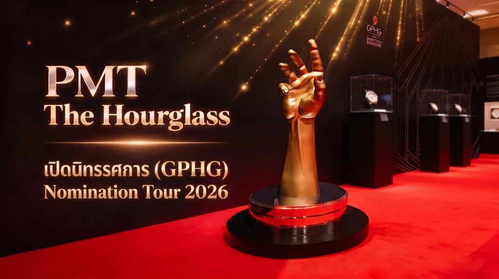 PMT The Hourglass เปิดนิทรรศการ GPHG Nomination Tour 2026 นิทรรศการ GPHG Nomination Tour 2026 โดย PMT The Hourglass
