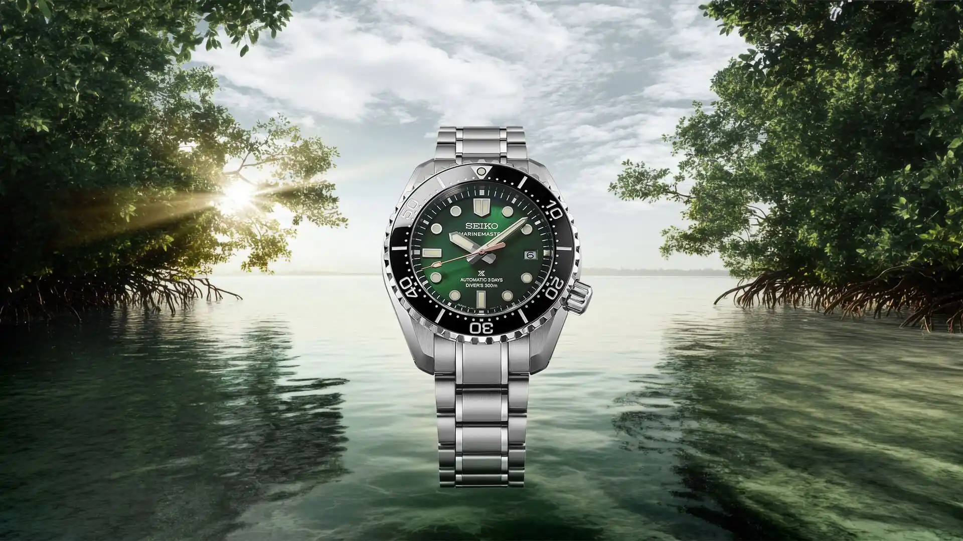 Seiko Prospex Marinemaster 1968 Heritage Save the Ocean Limited Edition HBF003J นำป่าชายเลนสู่หน้าปัดสุดสวย ป่าชายเลน แรงบันดาลใจหน้าปัด Seiko Save the Ocean HBF003J