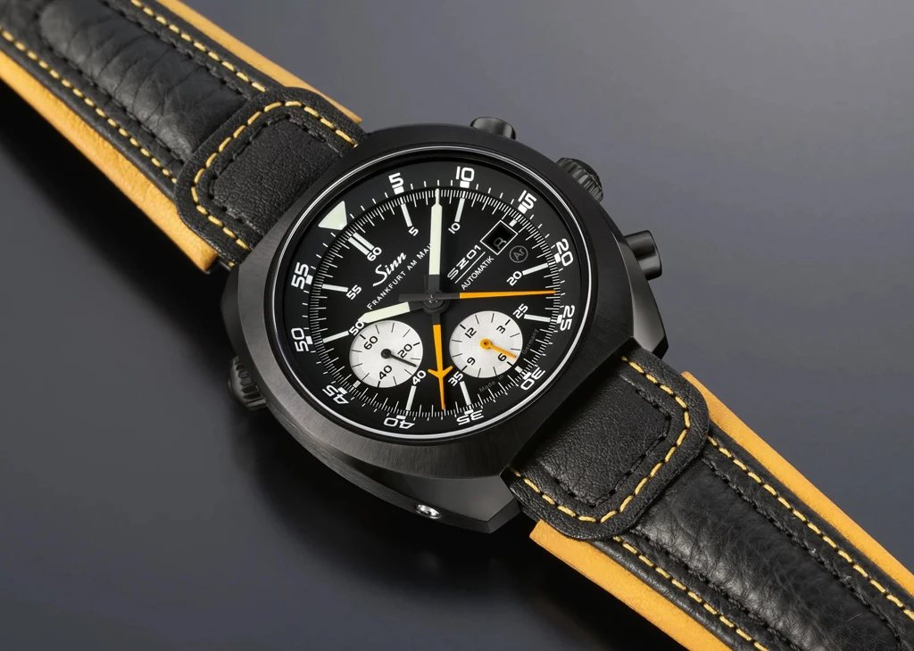 Sinn 140 A S Anniversary Limited Edition ฉลอง 65 ปีบริษัทกับเรือนเวลาแห่งอวกาศ Sinn 140 A S Anniversary งานขัดเงาและขัดด้านบนตัวเรือนรมดำ