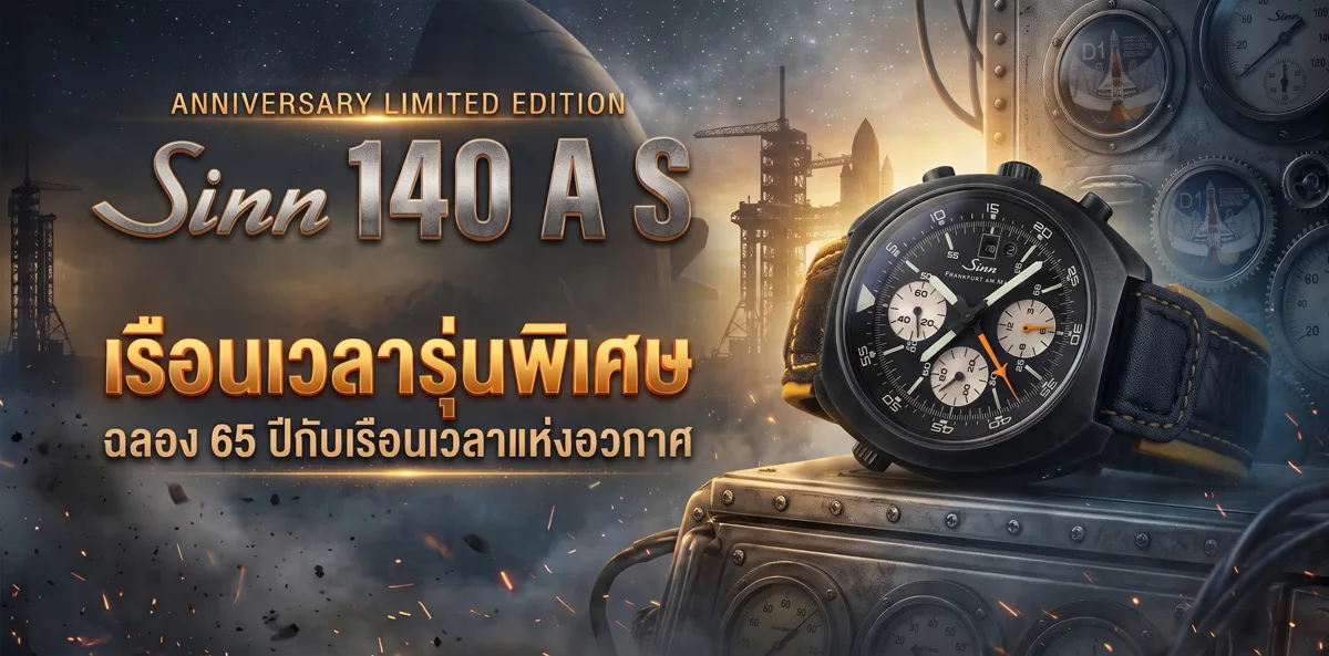Sinn 140 A S Anniversary Limited Edition ฉลอง 65 ปีบริษัทกับเรือนเวลาแห่งอวกาศ Sinn 140 A S Anniversary Limited Edition ฉลอง 65 ปี Sinn